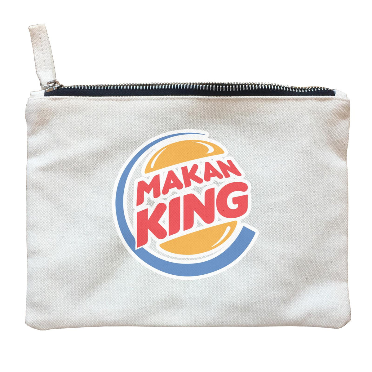Slang Statement Makan King Accessories Zipper Pouch