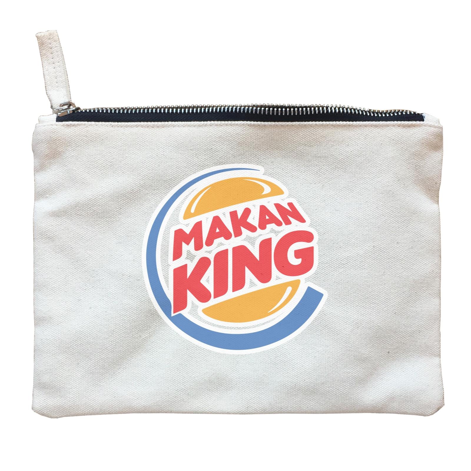 Slang Statement Makan King Accessories Zipper Pouch