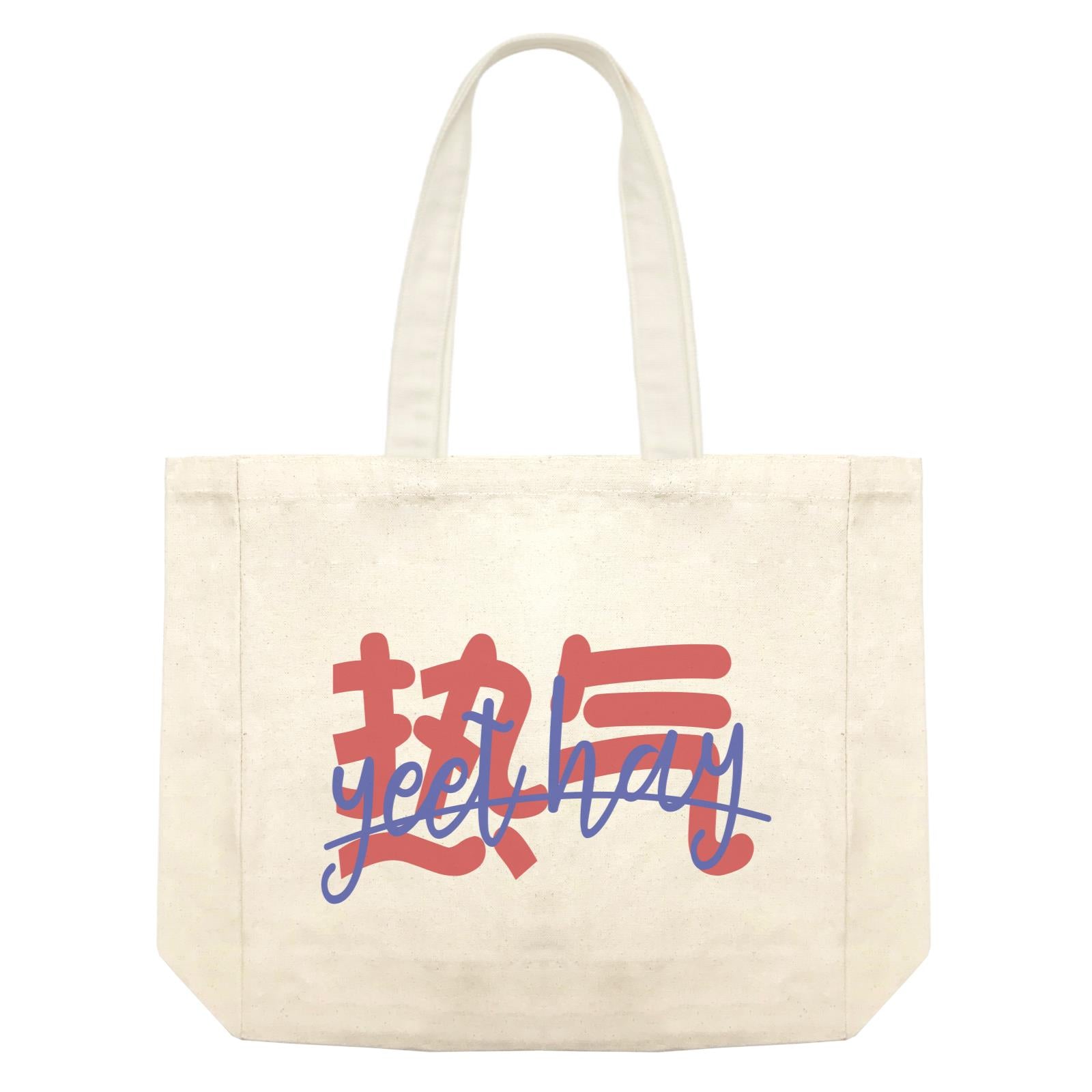 Slang Statement Yeet Hay Accessories Shopping Bag