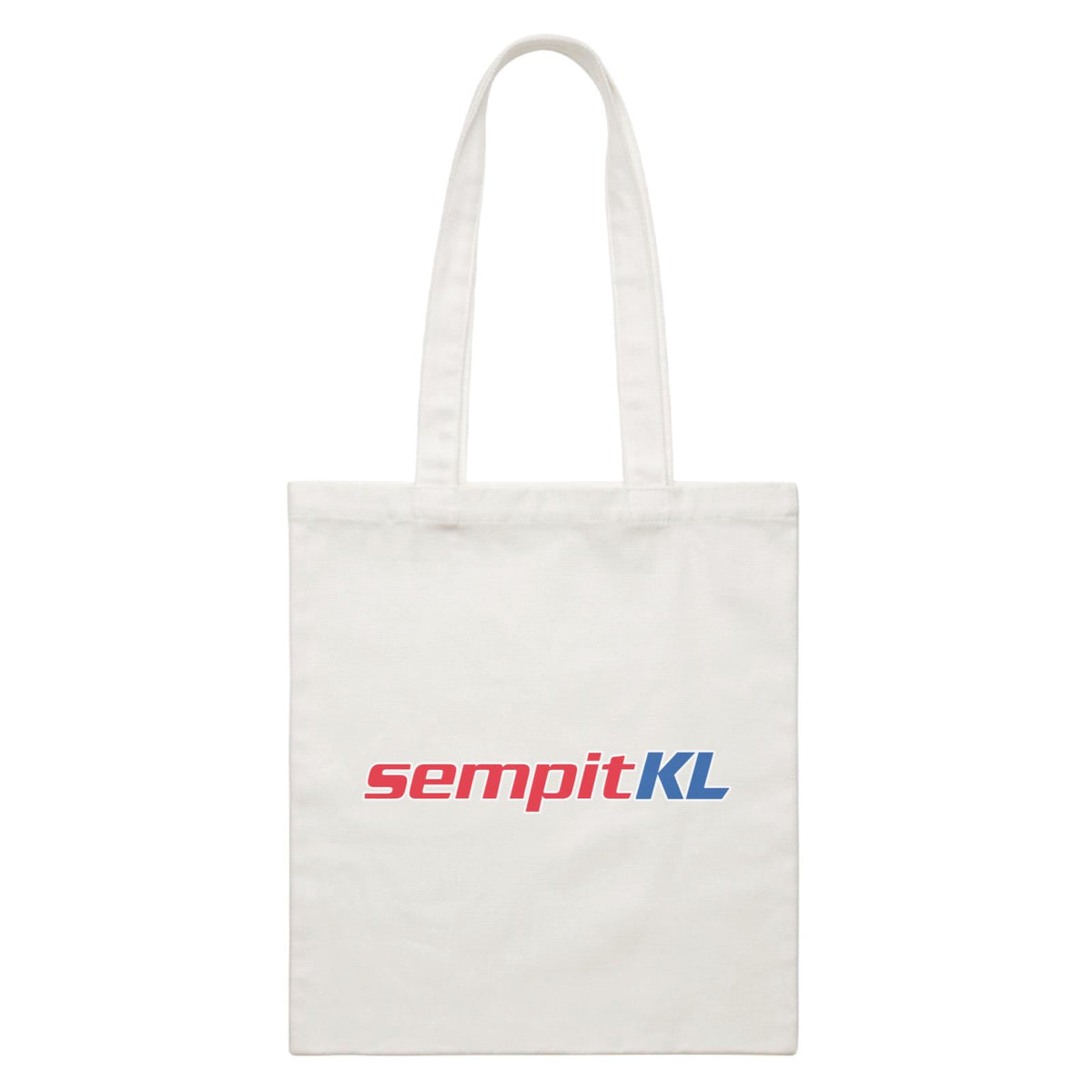 Slang Statement Sempitkl Accessories White Canvas Bag