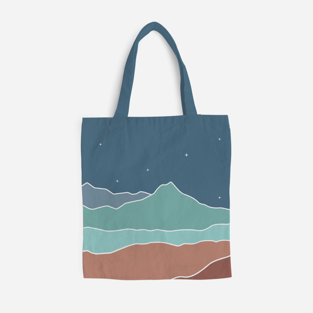 Kaira Series Full Print Tote Bag - Azraq