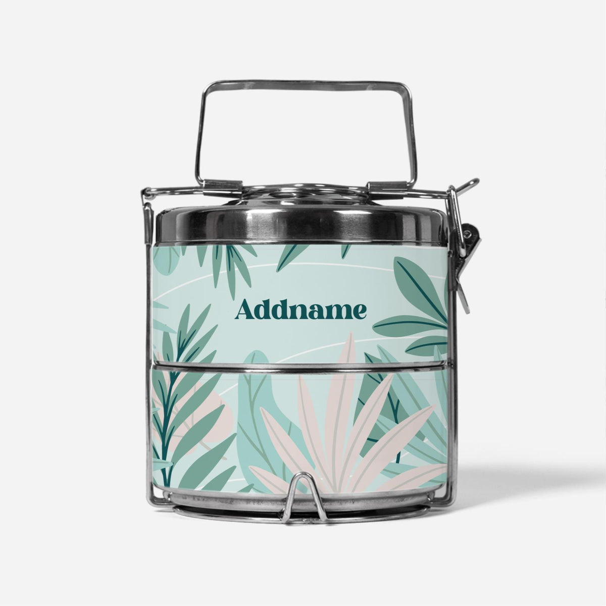 Suasana Series - Ash Green - Two-Tier Tiffin Carrier