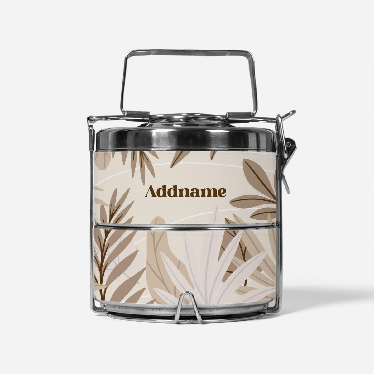 Suasana Series - Ash Brown - Two-Tier Tiffin Carrier