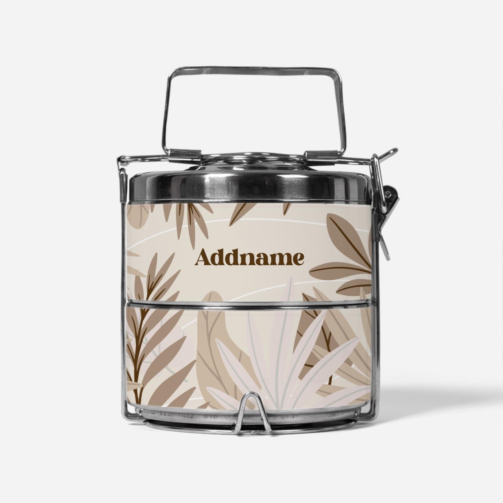 Suasana Series - Ash Brown - Two-Tier Tiffin Carrier