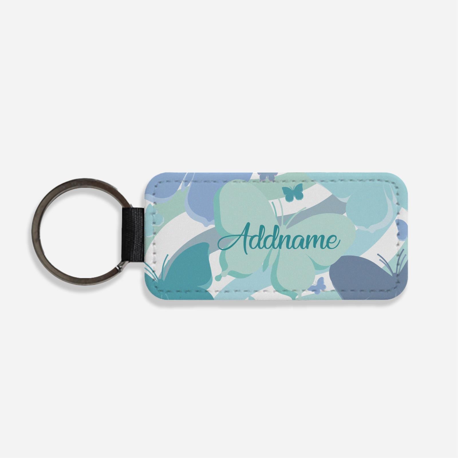 Butterfly Series Classic Keychain - Blue
