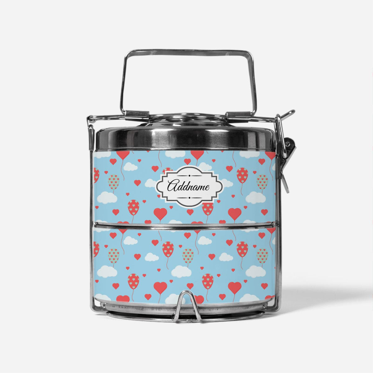 Love Balloon Two Tier Tiffin Carrier