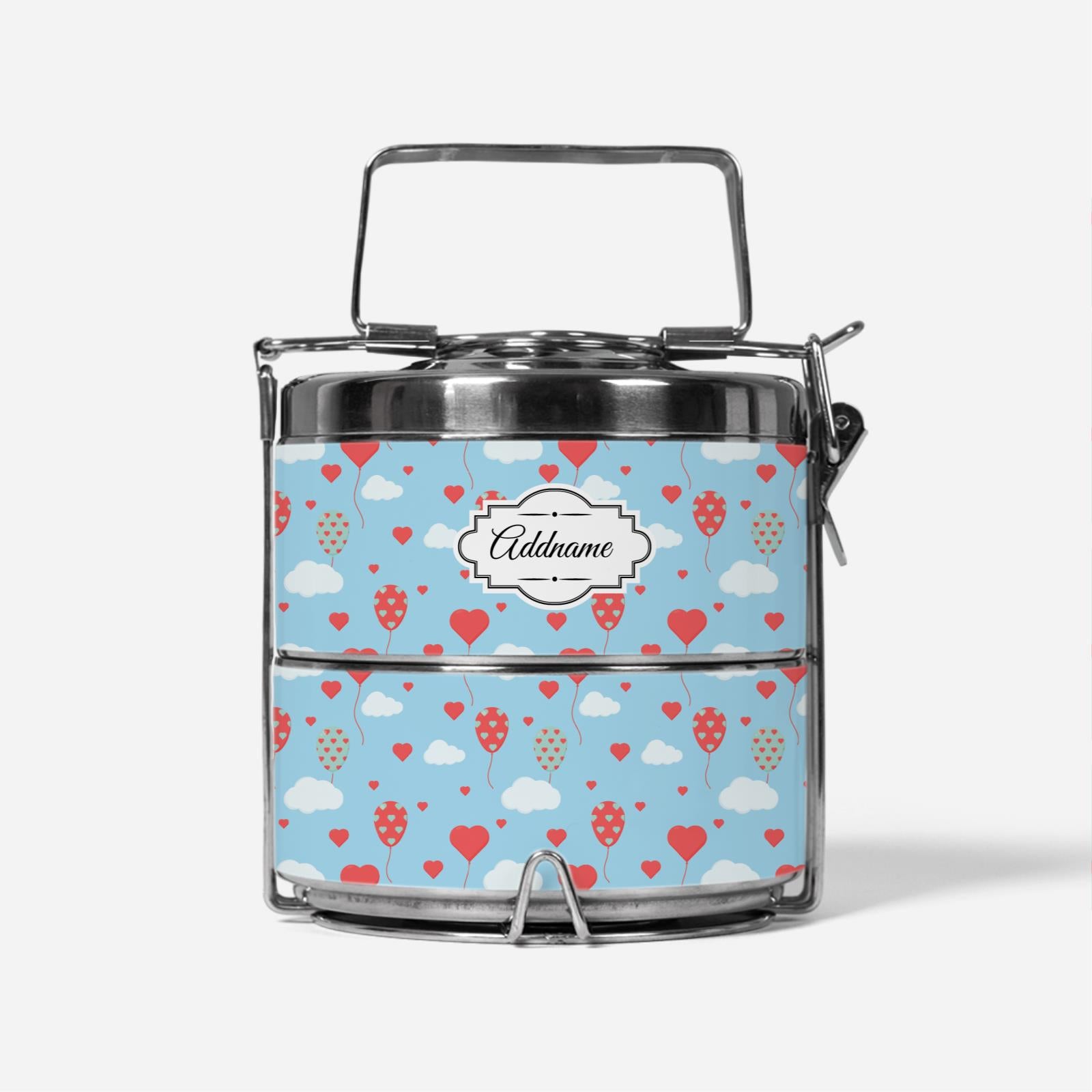 Love Balloon Two Tier Tiffin Carrier
