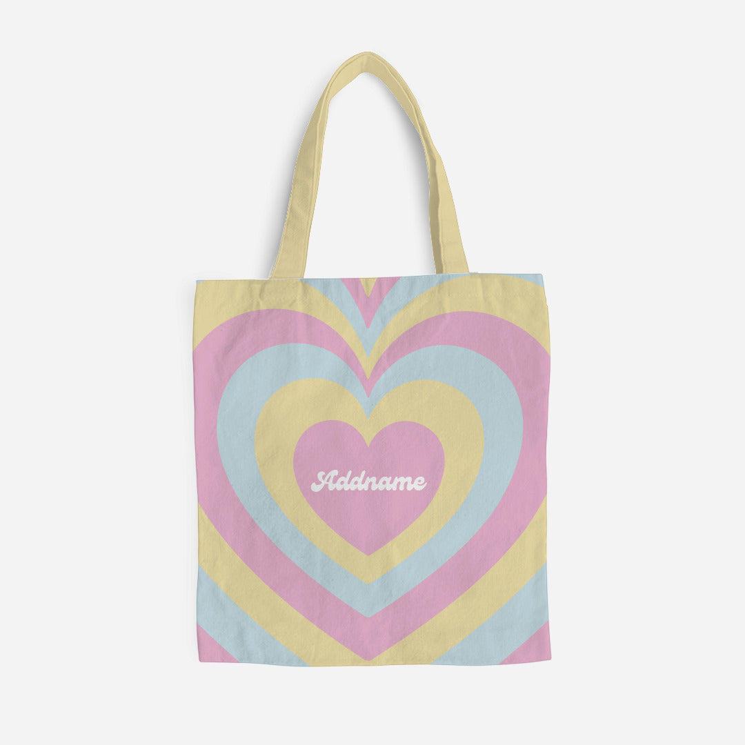 Affection Series Full Print Tote Bag - Bubblegum