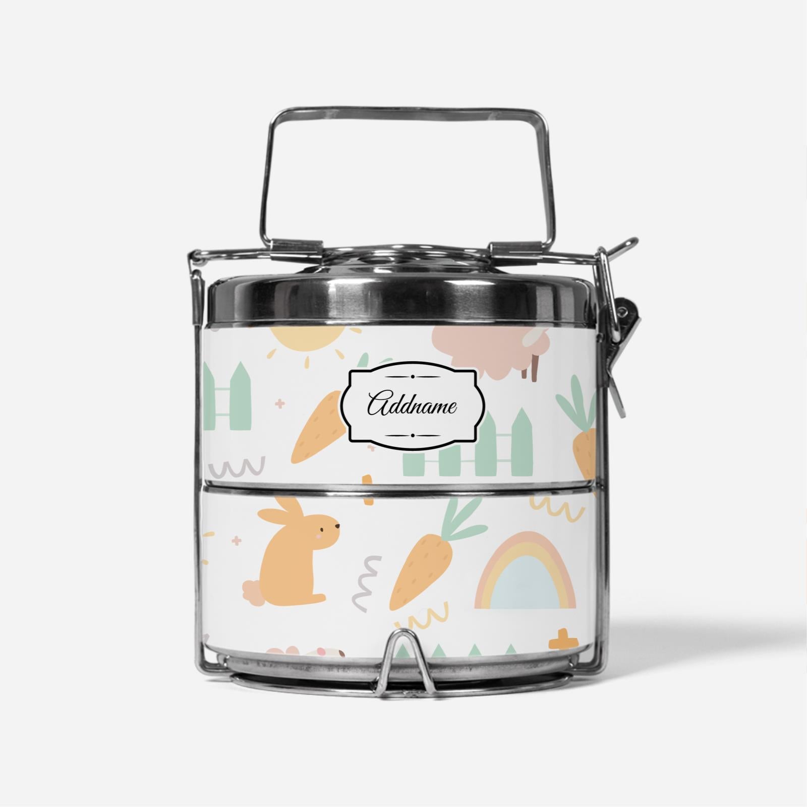 Cute Nature Two Tier Tiffin Carrier