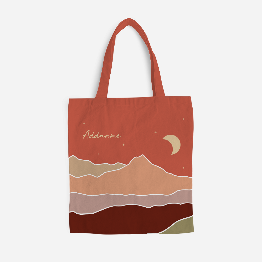 Kaira Series Full Print Tote Bag - Asfar