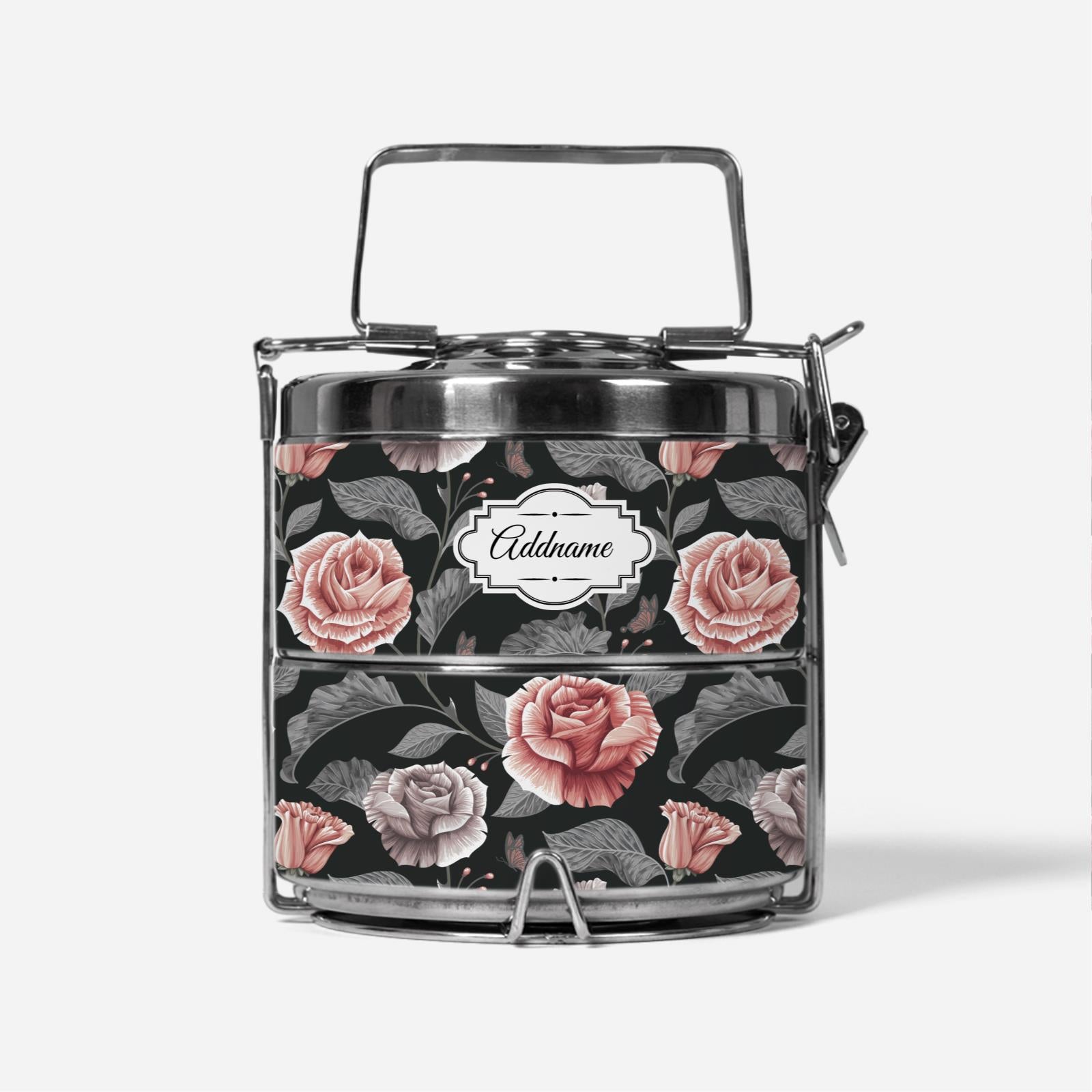 Rose Two Tier Tiffin Carrier