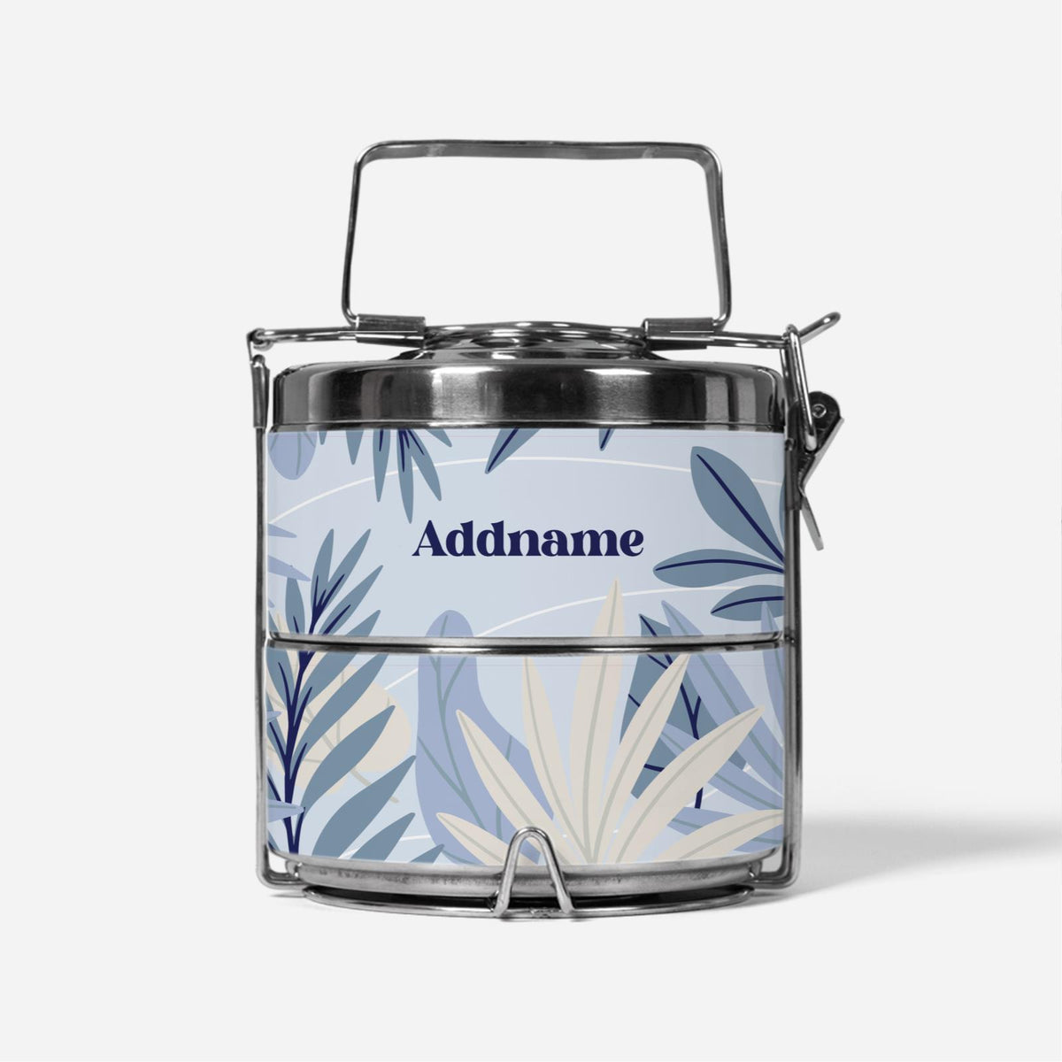 Suasana Series - Ash Blue - Two-Tier Tiffin Carrier