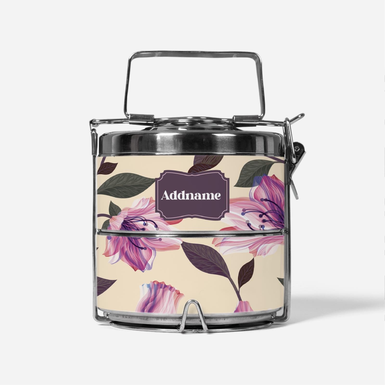 Classic Kesuma - Mystic Purple - Two-Tier Tiffin Carrier