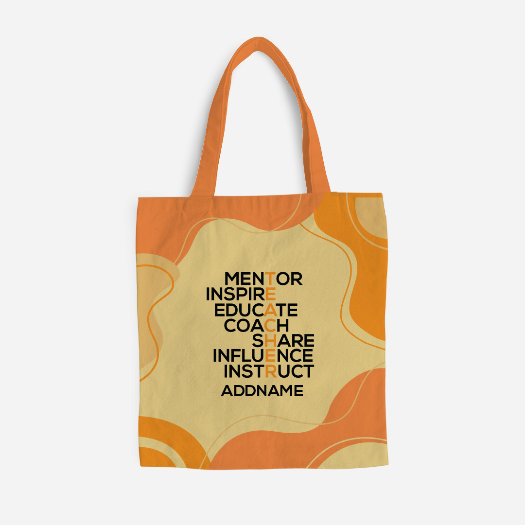Teacher Quotes 2 Teacher Share Influence Instruct Full Print Tote Bag