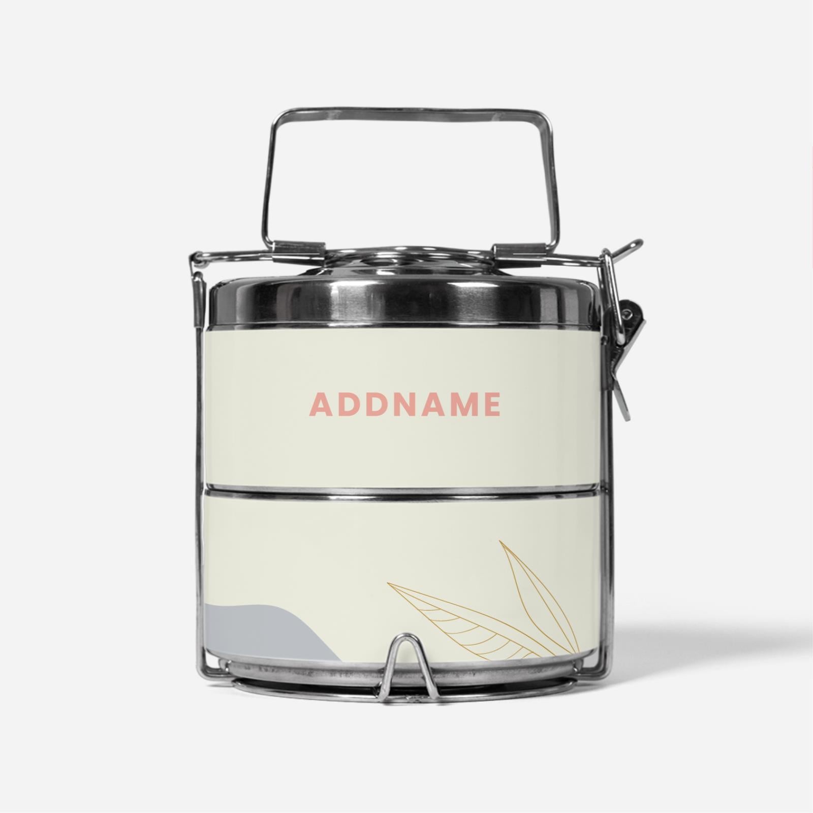 Charlotte Series - Marshmallow Two-Tier Tiffin Carrier