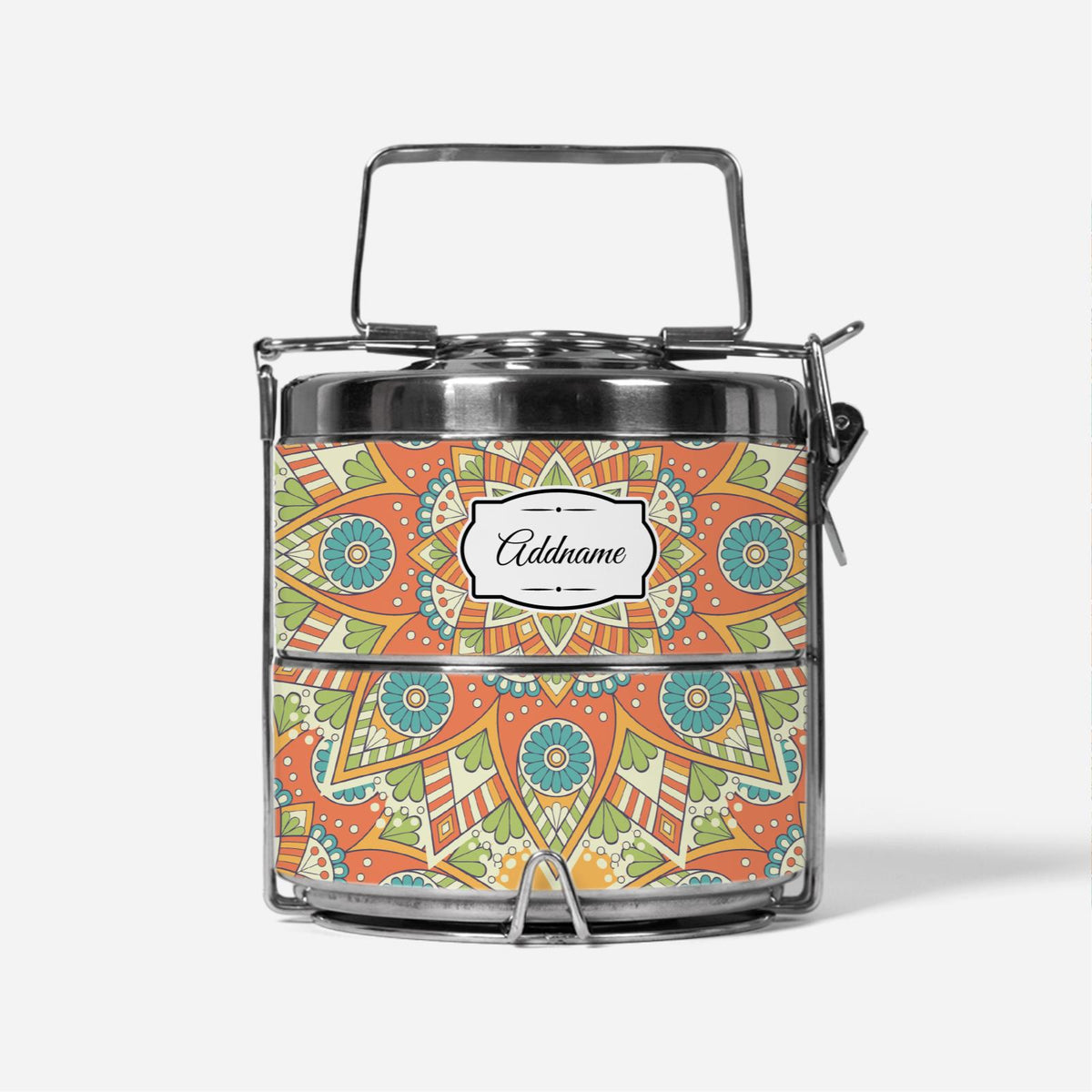 Arabsque Mandarin Two-Tier Tiffin Carrier