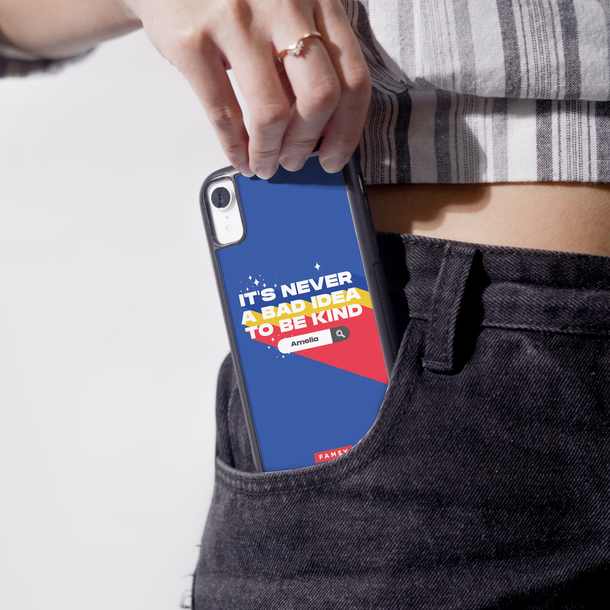 Good Vibe Series - It&#39;s Never A Bad Idea To Be Kind iPhone Case