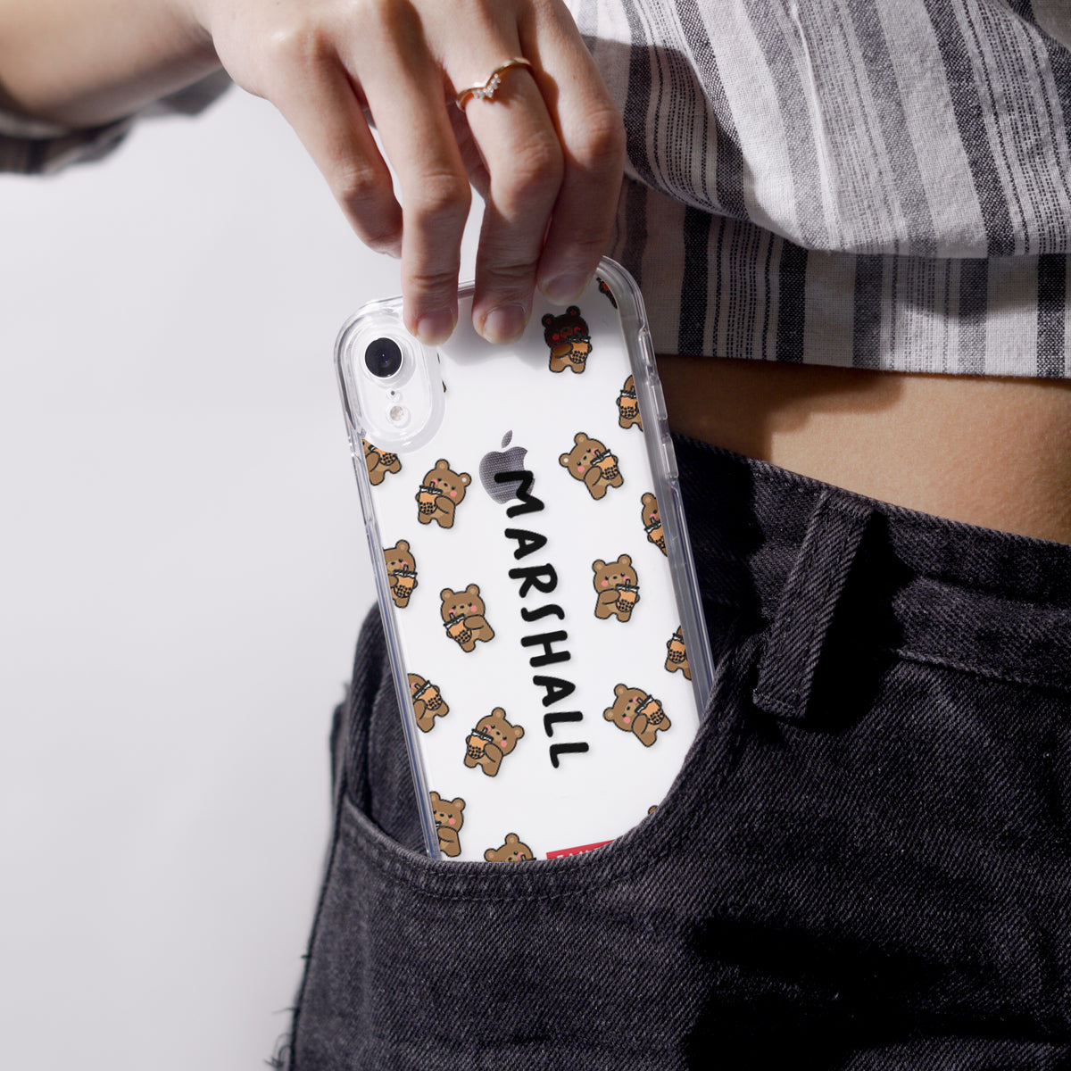 Spirit Animal Series - Thirsty Teddy iPhone Case