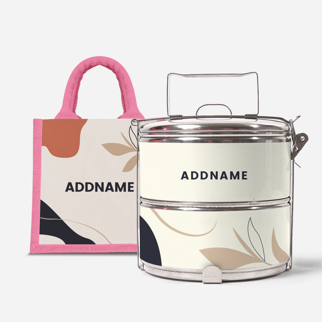 Charlotte Series - Calico Two-Tier Tiffin Carrier