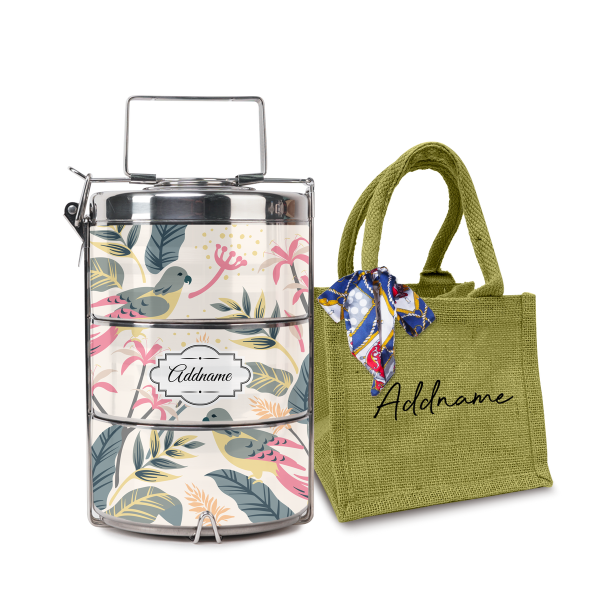 Tropical Bird Tiffin Carrier