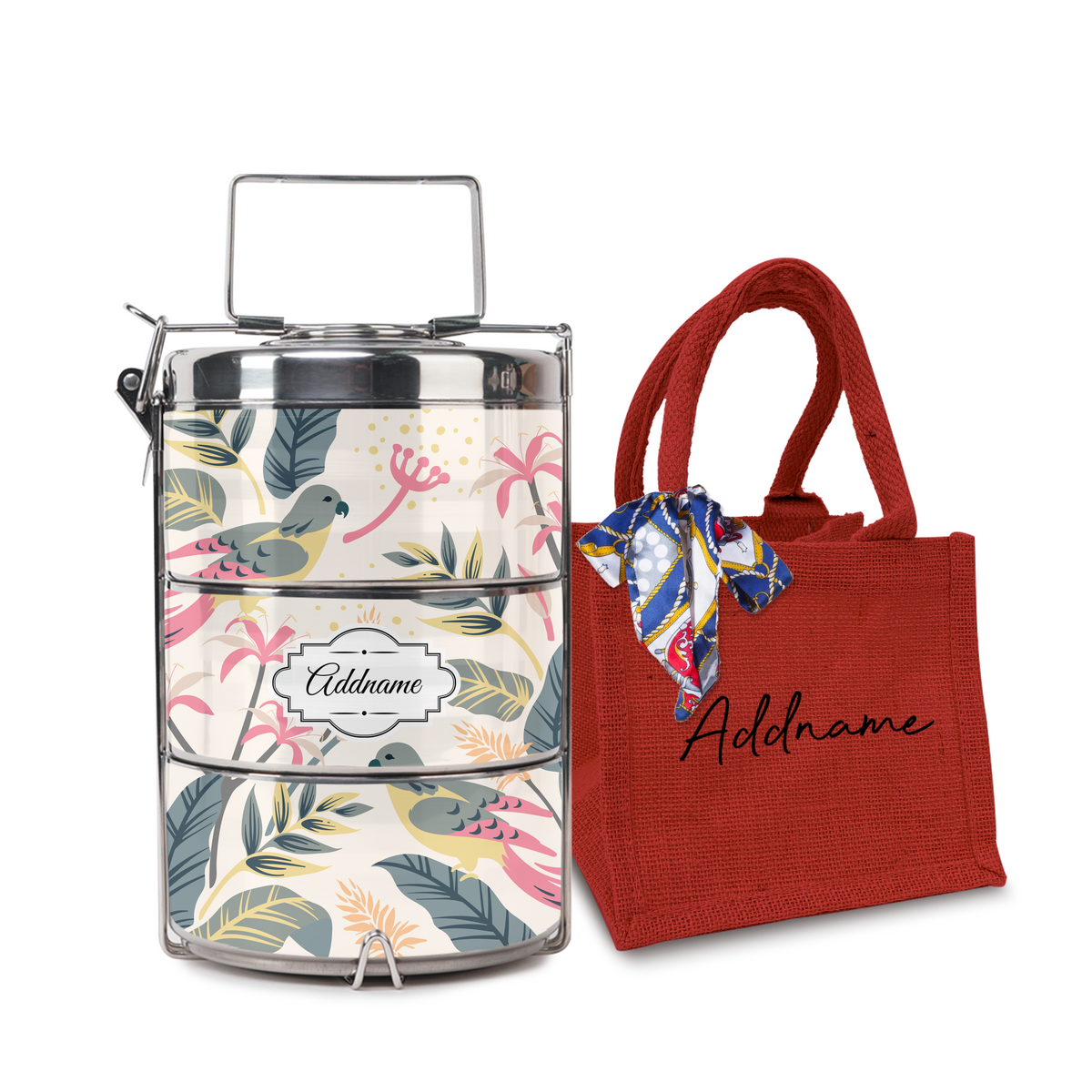 Tropical Bird Tiffin Carrier