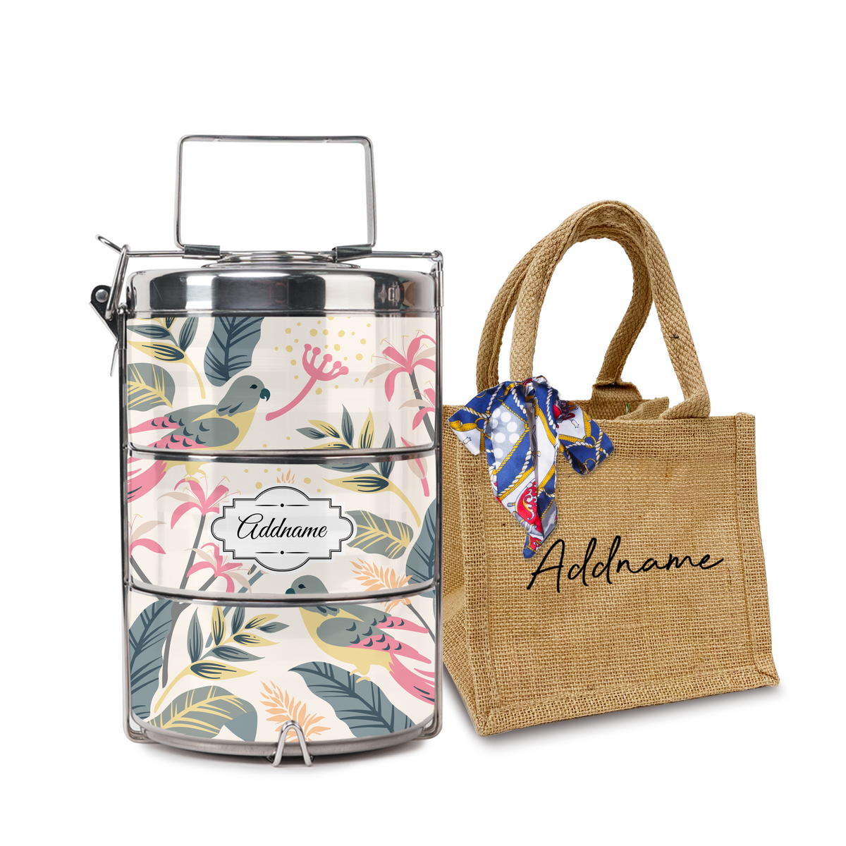 Tropical Bird Tiffin Carrier