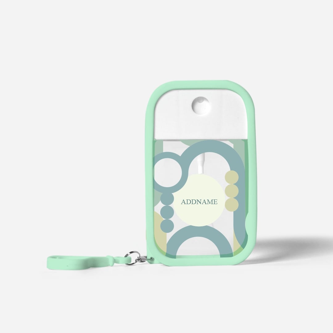 Ryn Series Refillable Hand Sanitizer with Personalisation - Pandan Pale Green