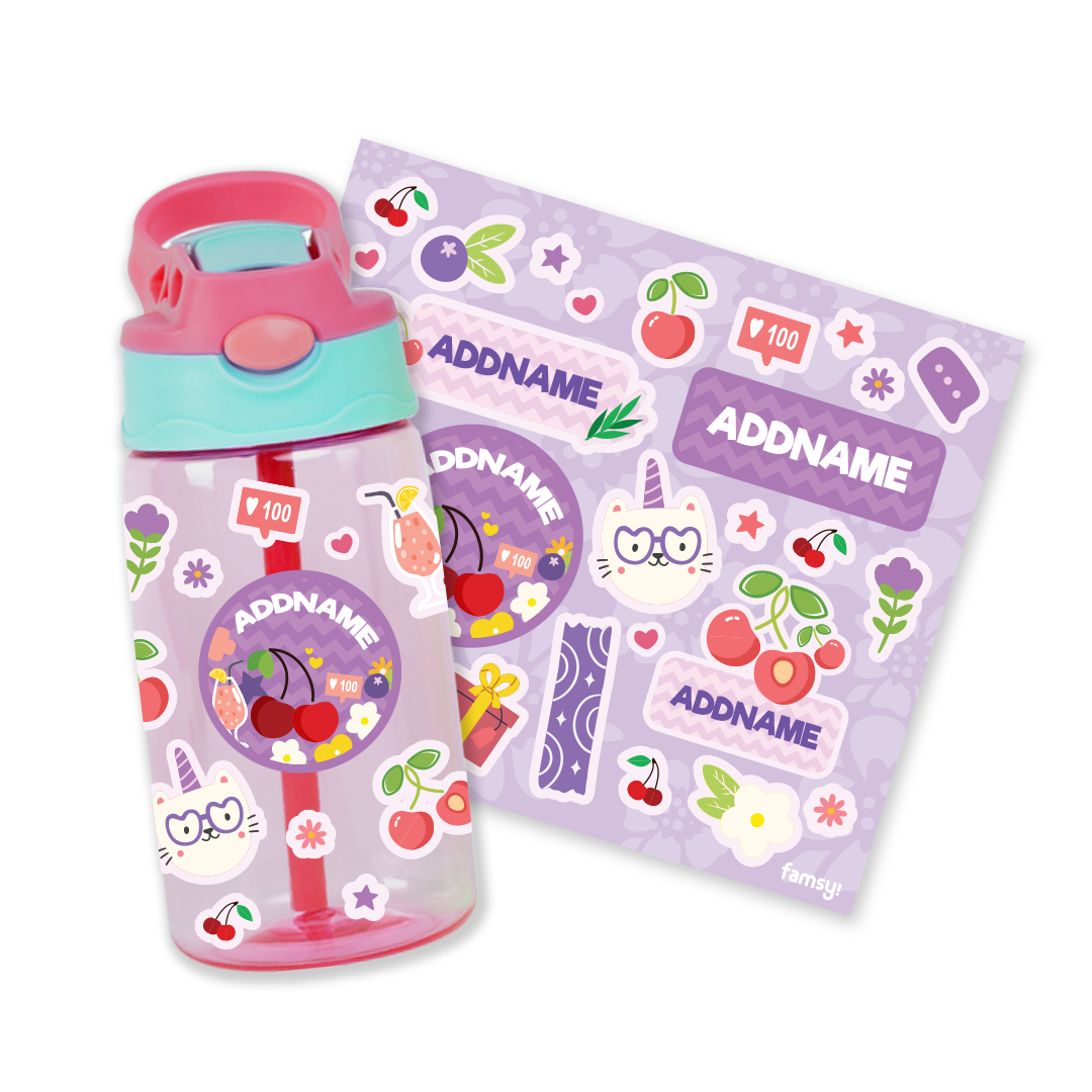 Sweet Cherry Pink Kiddies Bottle