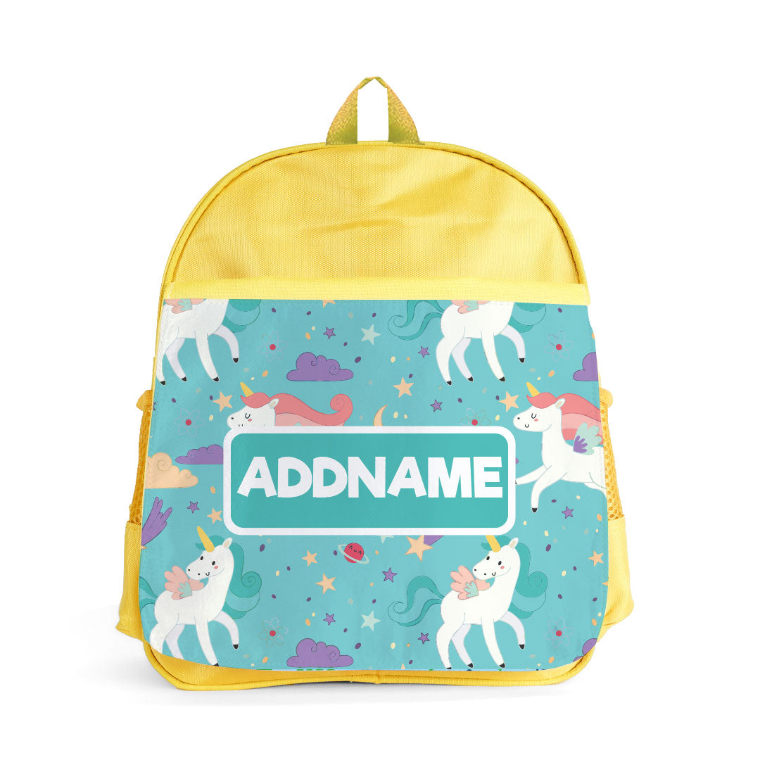 Fabulous Unicorn Yellow Kiddies Bag
