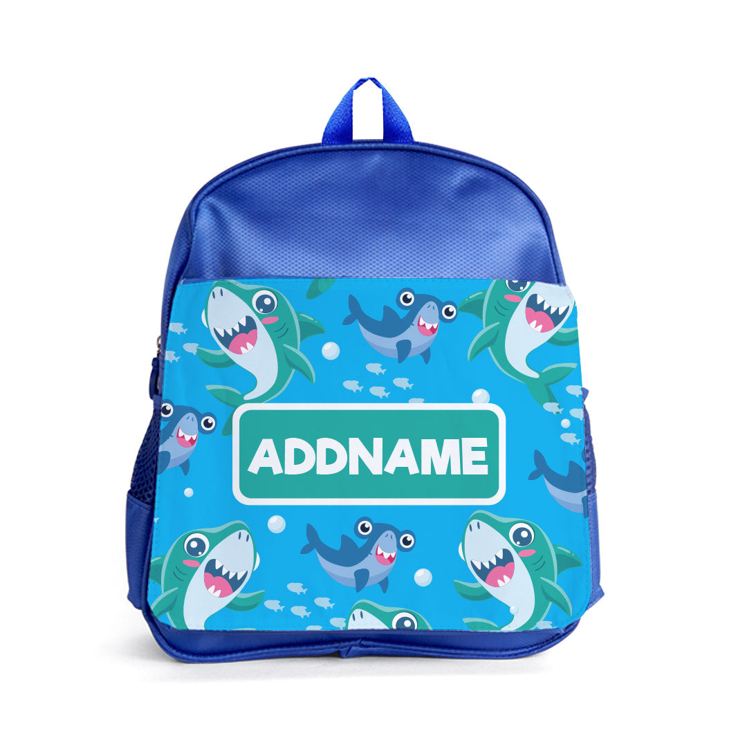 Cute Shark Blue Kiddies Bag