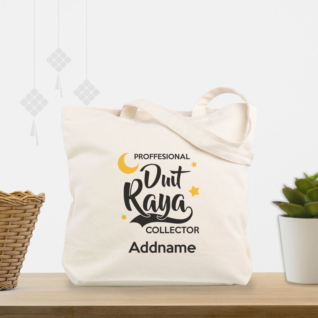 Raya Typography Shopping Bag