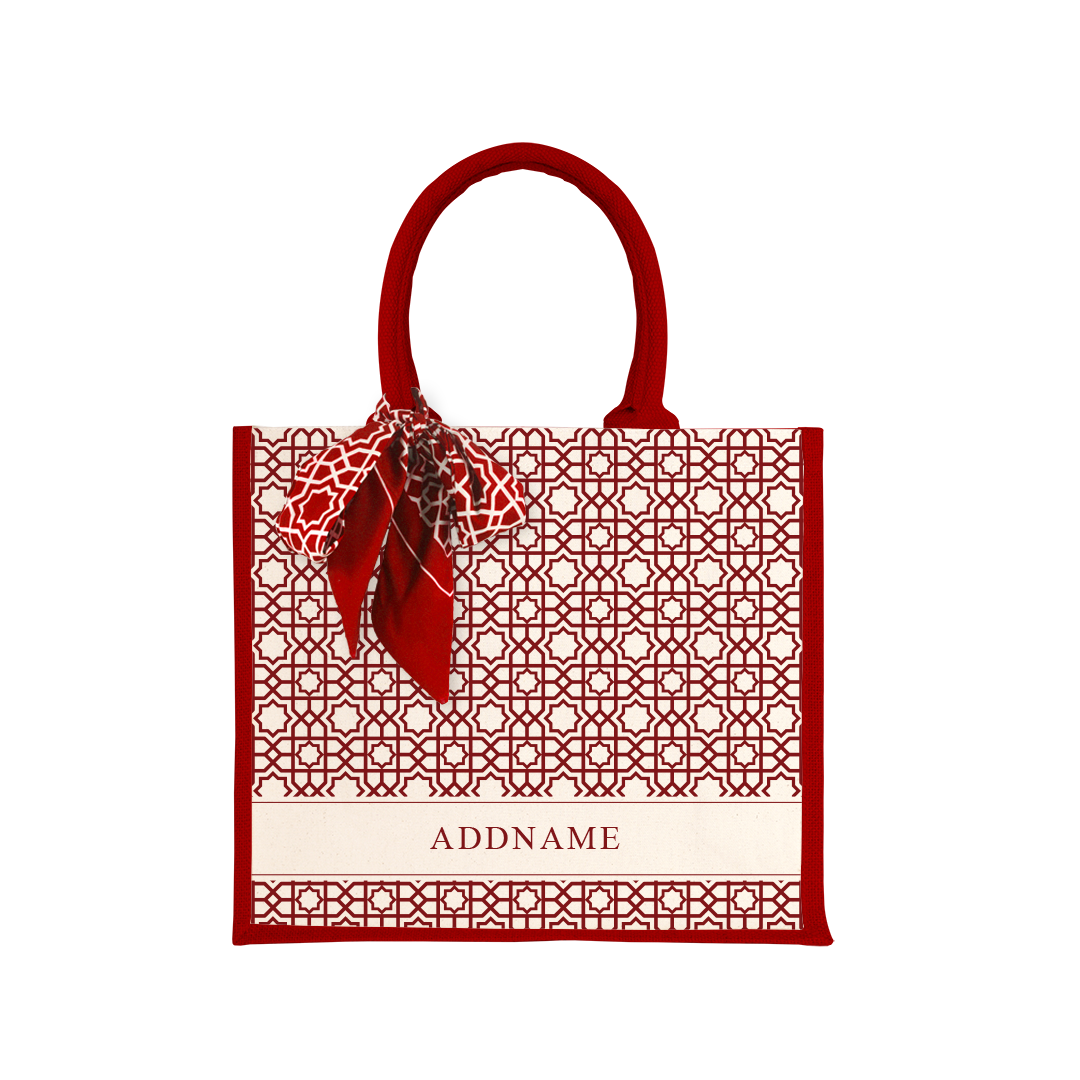 Annas Series - Rouge Jute Bags