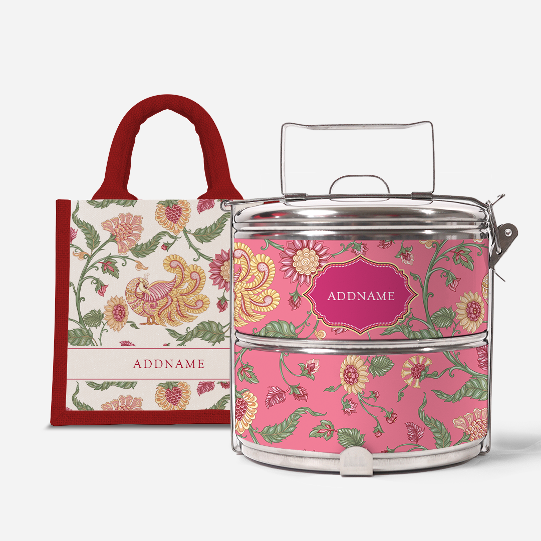 Batik Series - Cempaka Two-Tier Tiffin Carrier