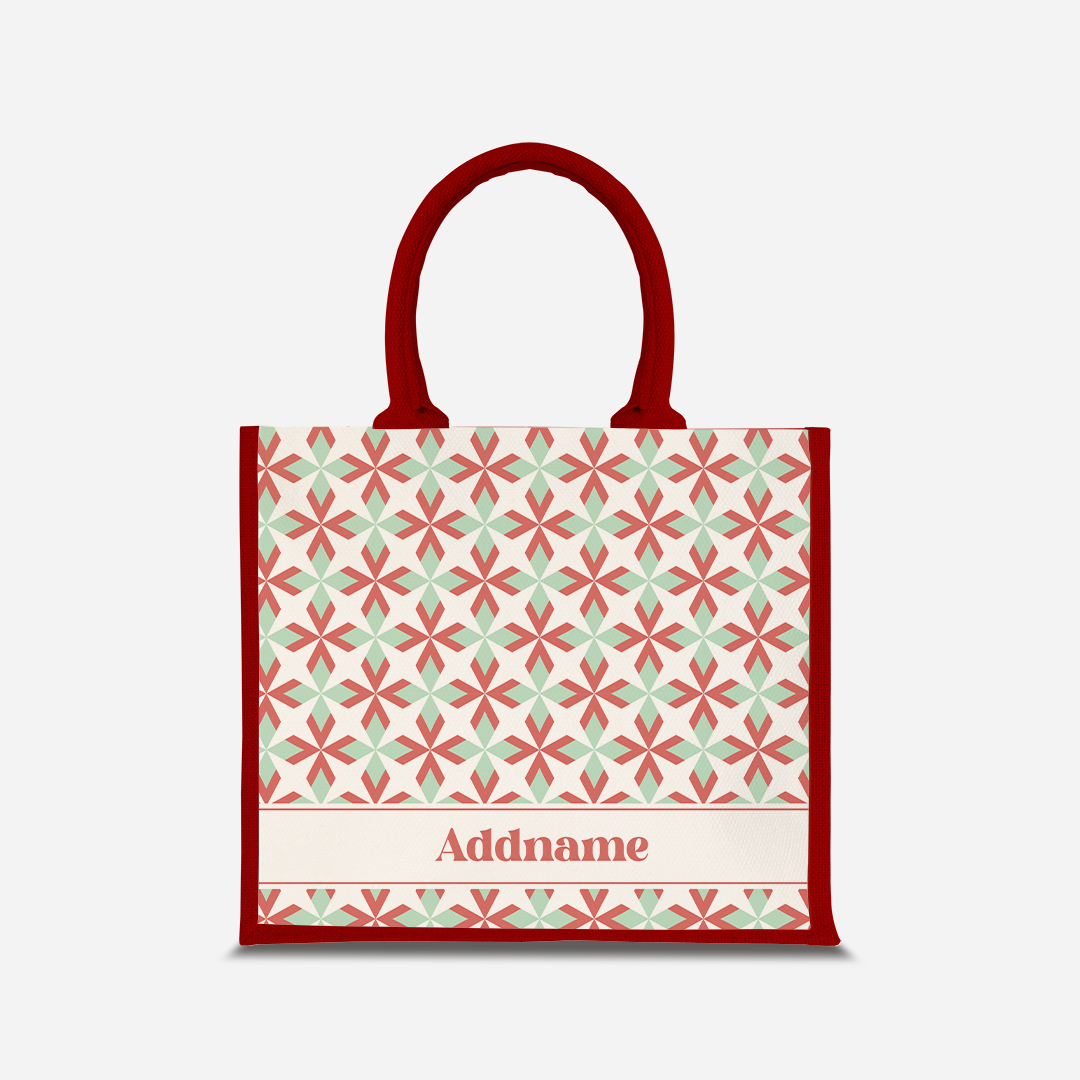 Ixora Series Jute Bag - Red