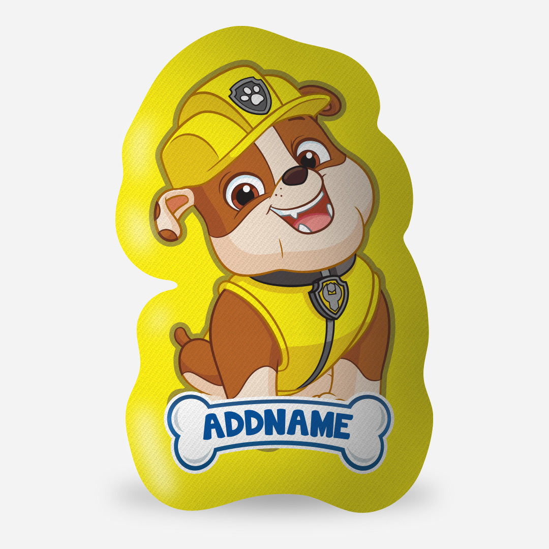 Paw Patrol - Rubble Personalized Plushie