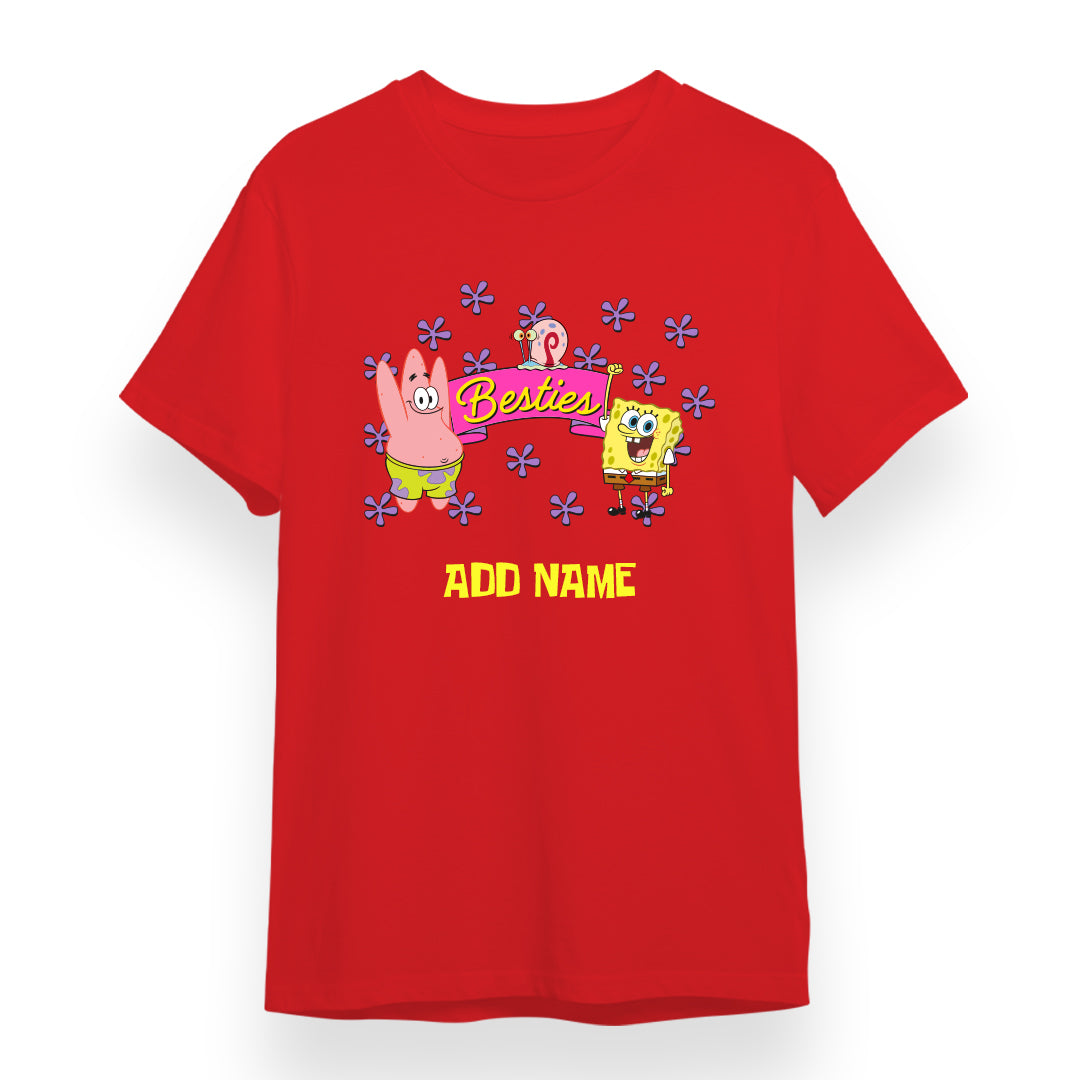 SpongeBob - Besties Personalized Adult T-Shirt