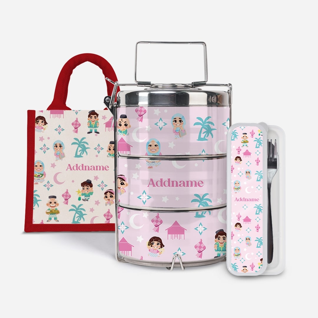 Seindah Lebaran Series - Set Kasih Pastel Pink