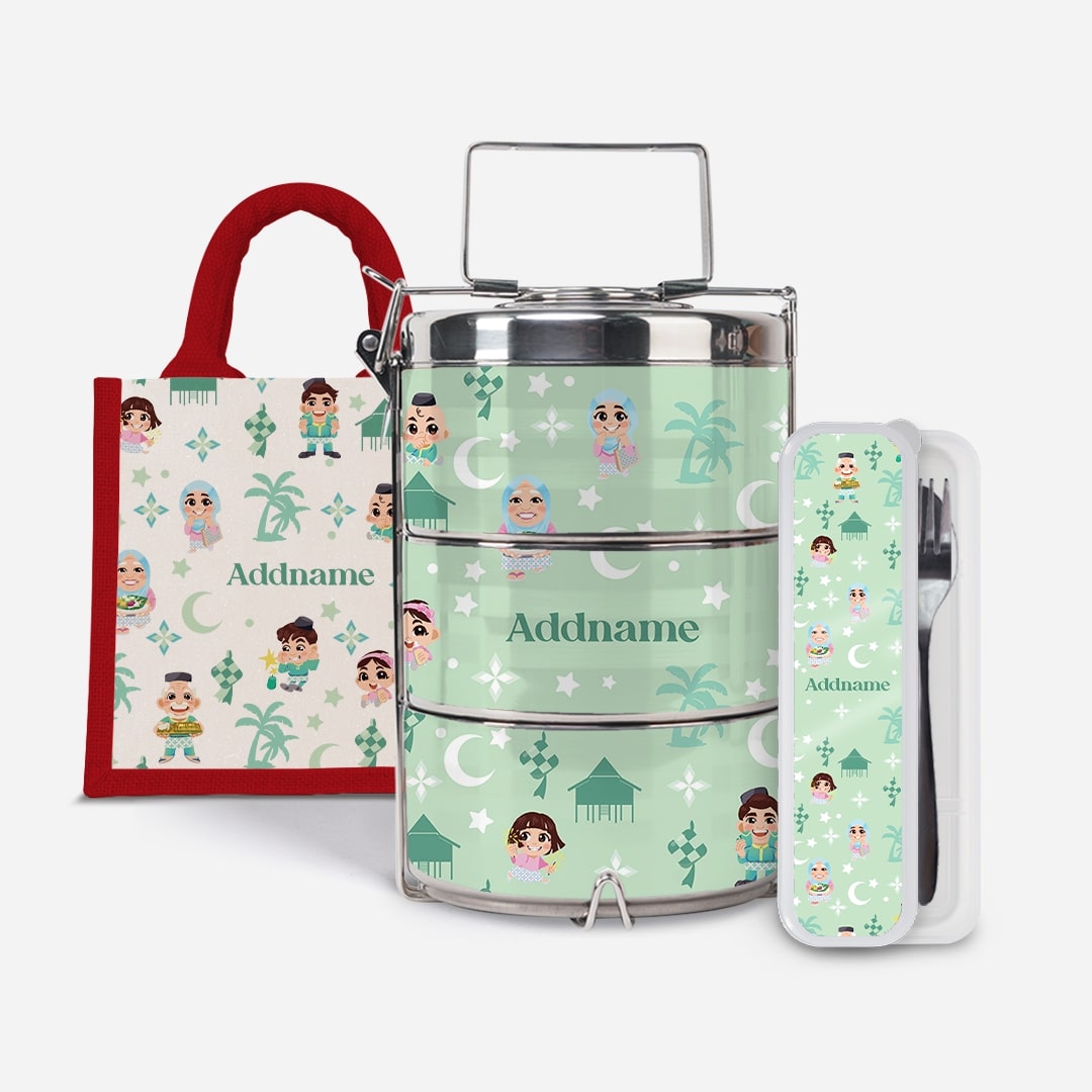 Seindah Lebaran Series - Set Kasih Pastel Green