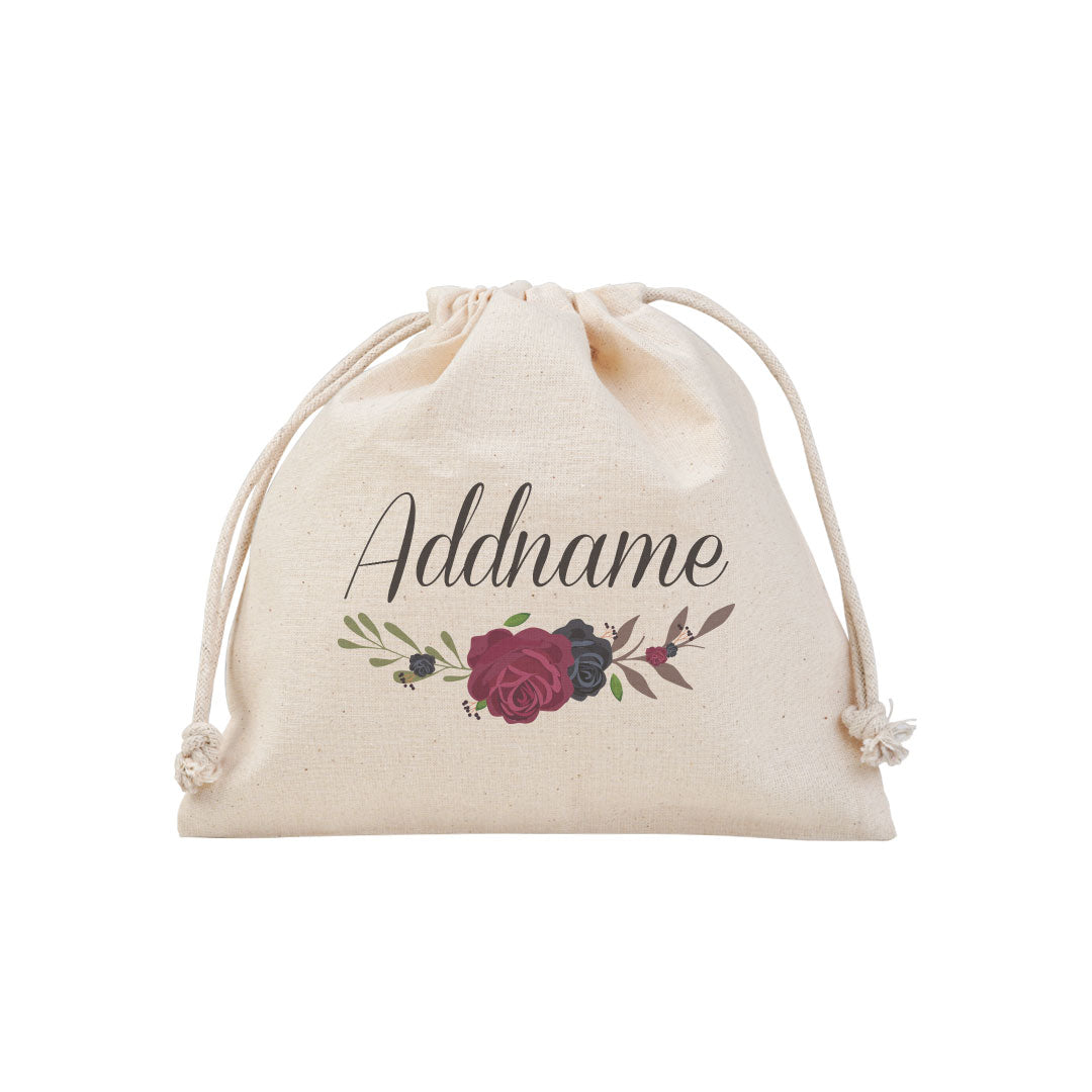 Rose Series Red And Black Satchel