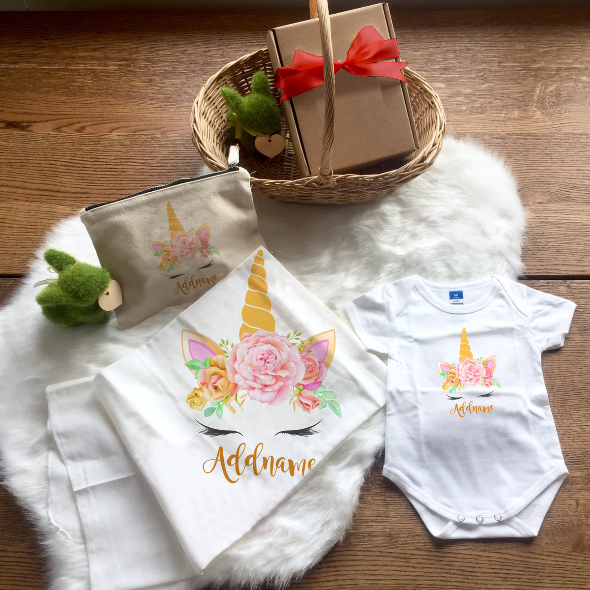 Sweet Rose Garland Newborn Gift Set (UNDER RM 85)