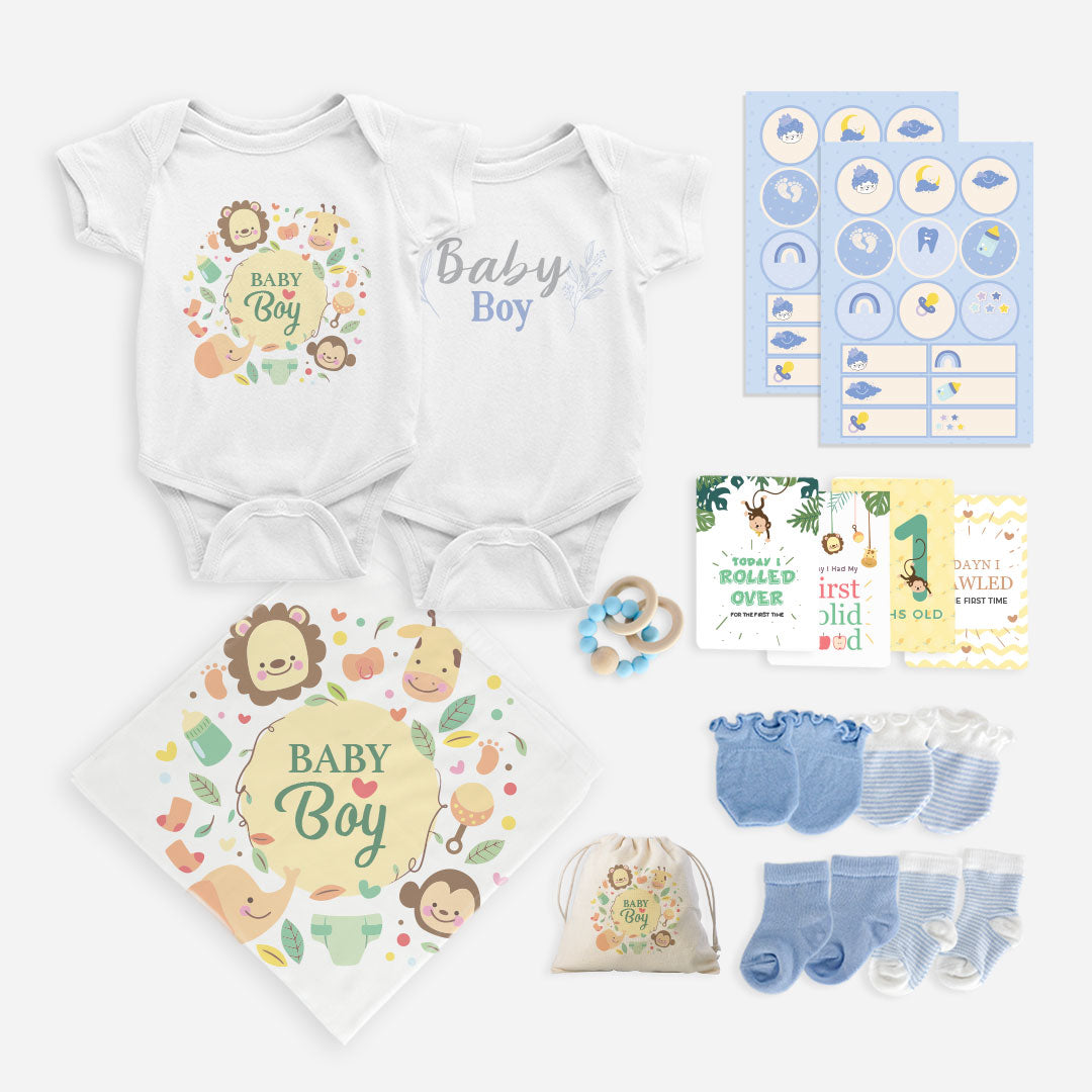 Non-personalized Baby Boy Premium Box Set