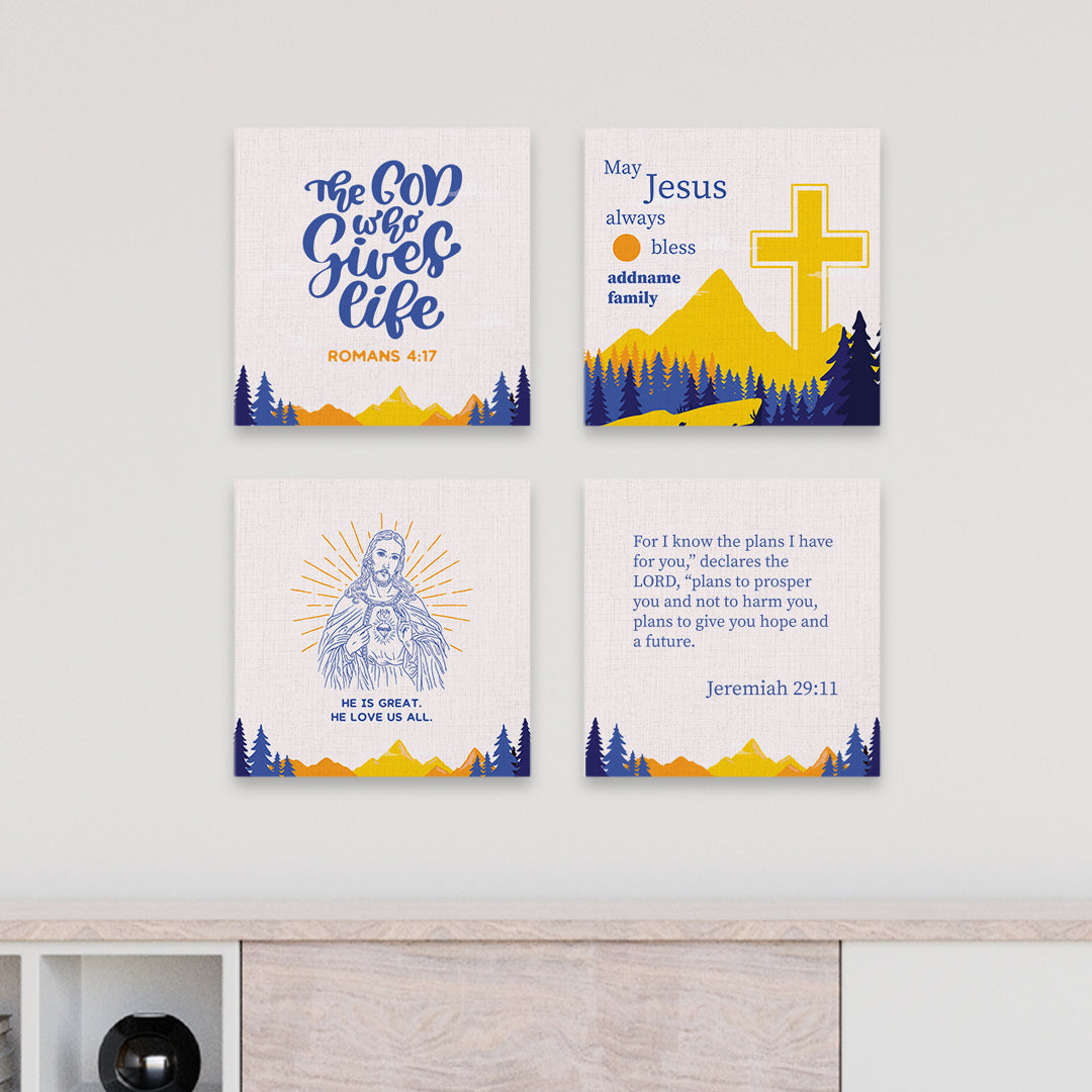 Canvas Print Tiles - Christian Series
