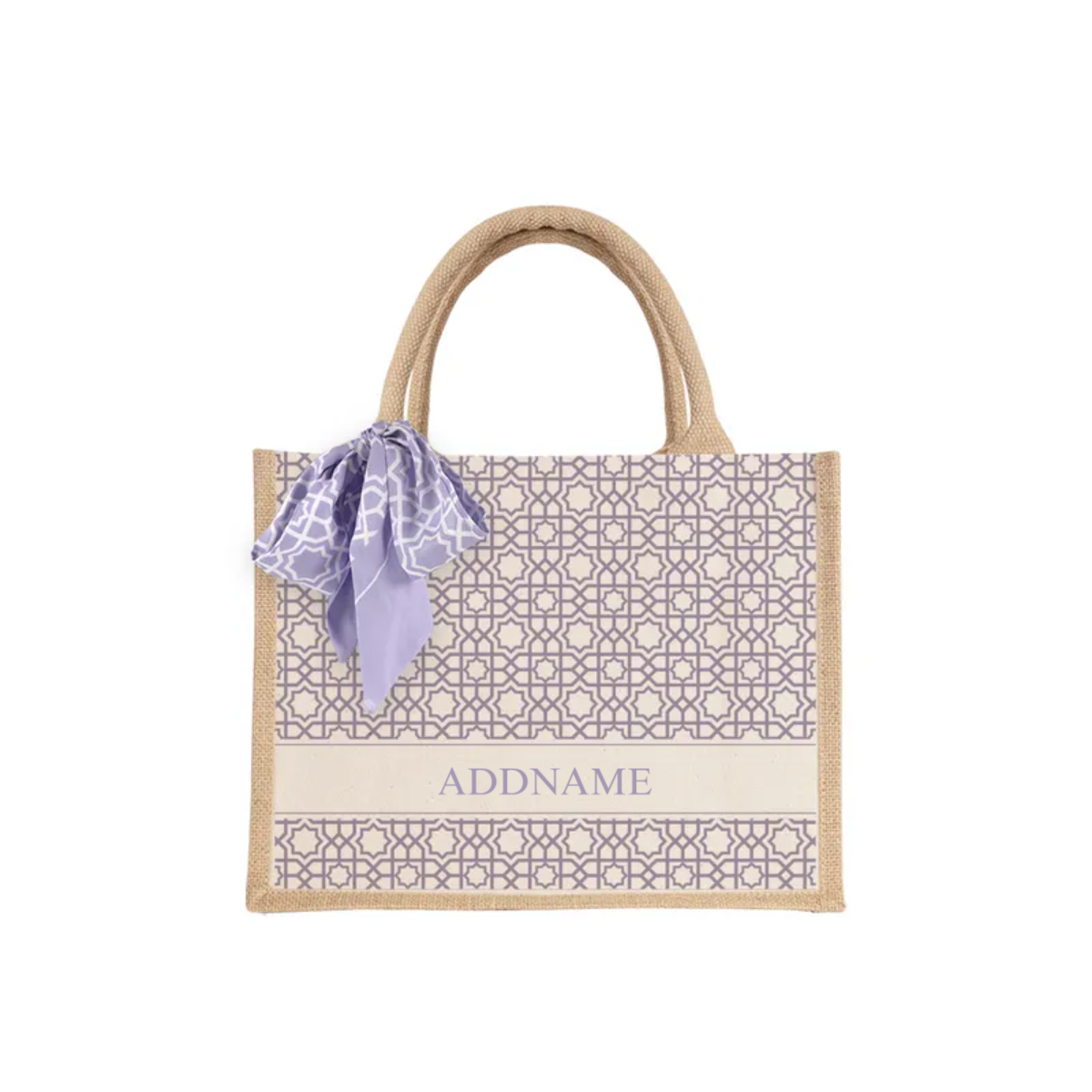 Annas Series - Pastel Purple Jute Bags