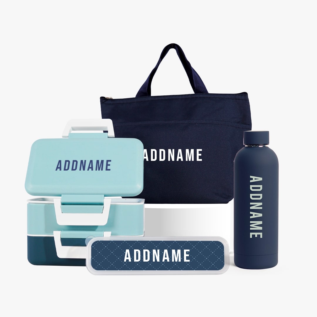 Bento Lunch Box - Solid Ocean