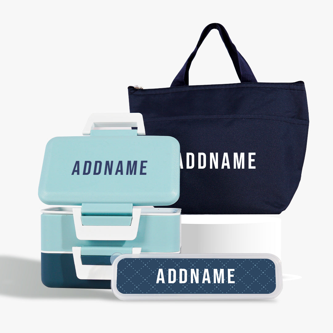 Bento Lunch Box - Solid Ocean