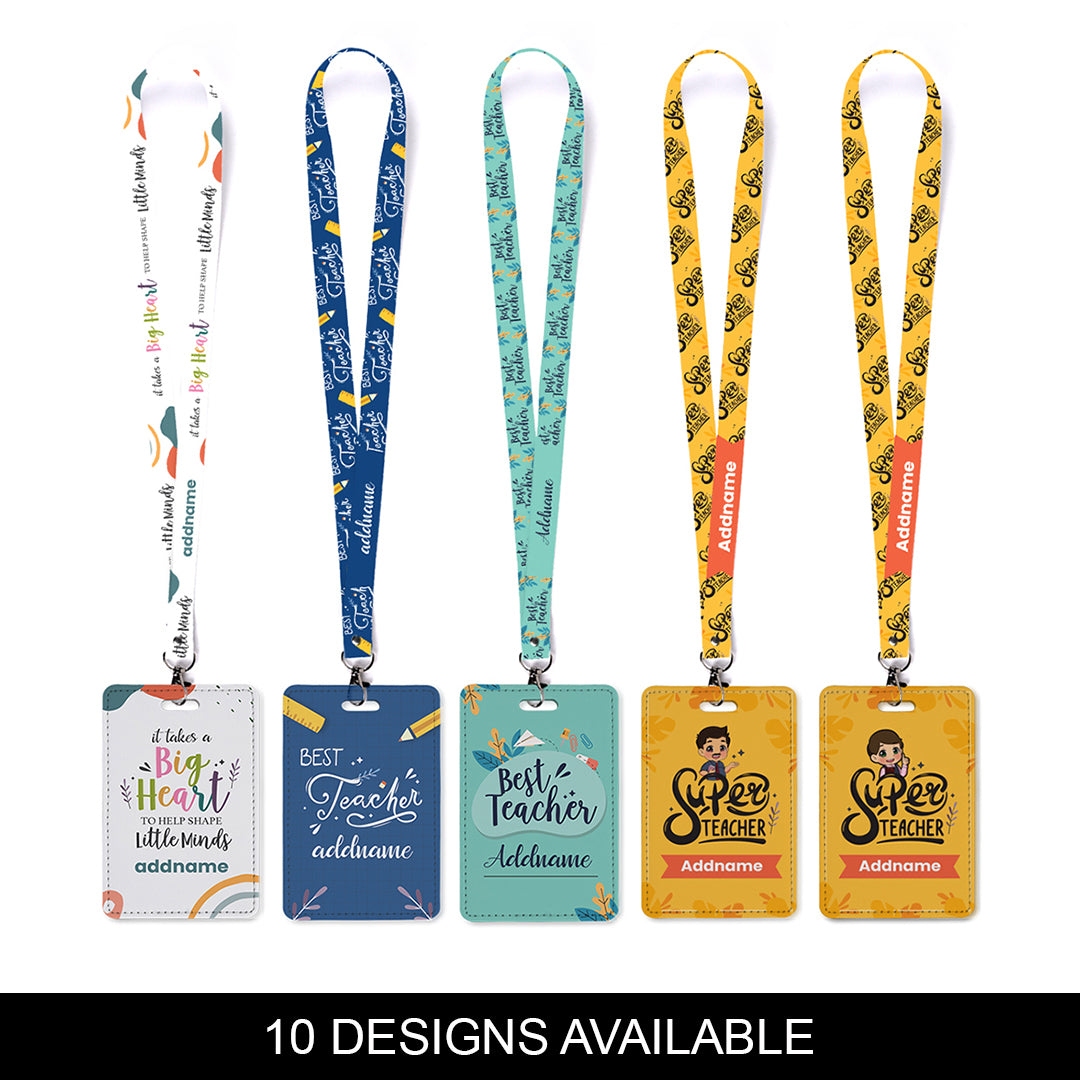 Teacher Lanyard and Cardholder