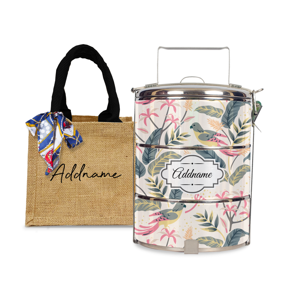 Tropical Bird Tiffin Carrier