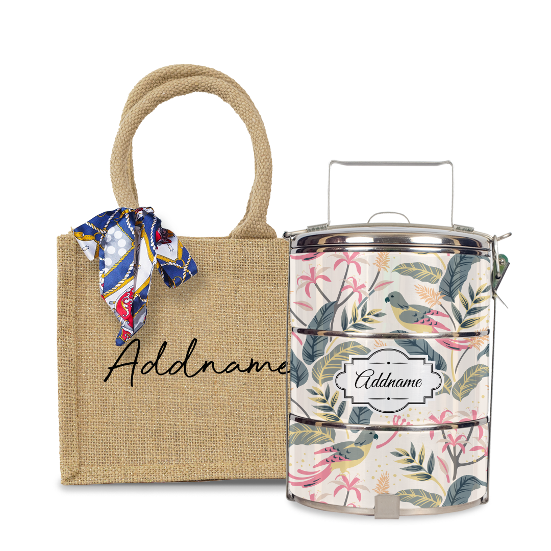 Tropical Bird Tiffin Carrier