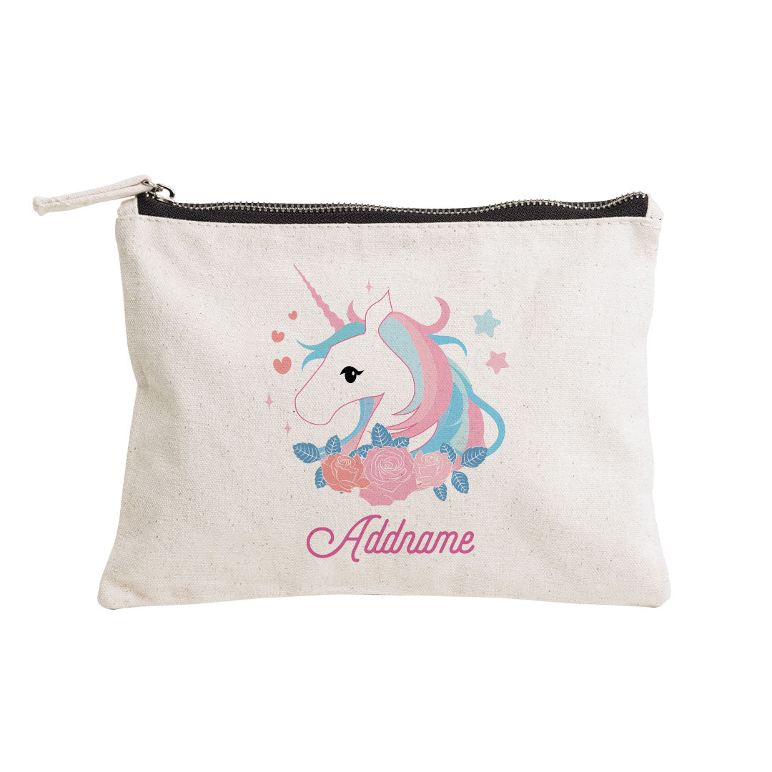 Unicorn Series Pink Unicorn Zipper Pouch