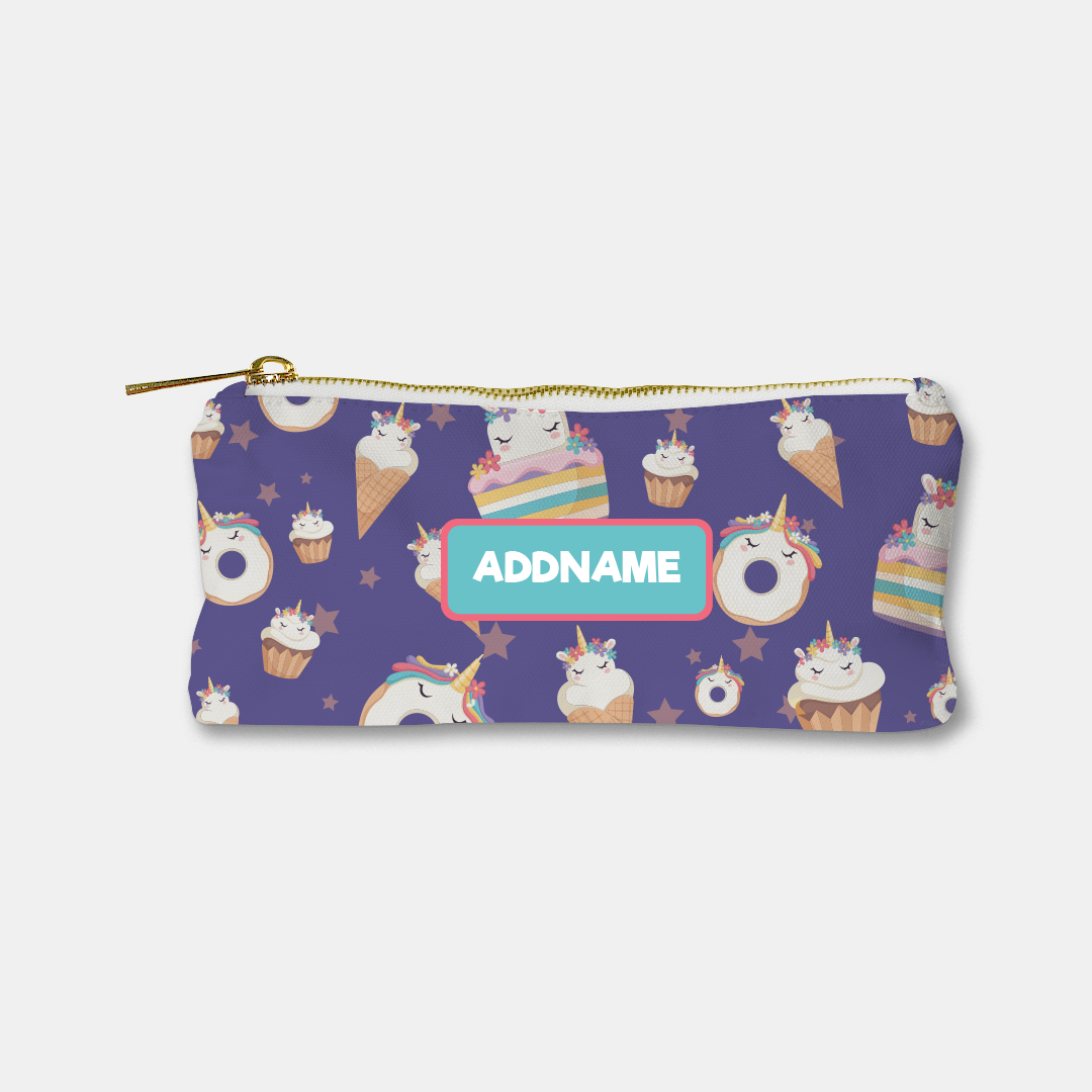 Kids Essentials -Unicorn With Donut Stationery Pouch